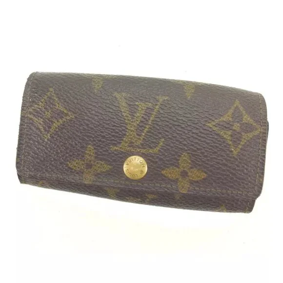 Louis Vuitton Key holder Key case Monogram Brown Woman Authentic Used - Picture 1 of 6